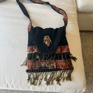 Beautiful Boho/hippie chic festival bag, handmade, one of a kind